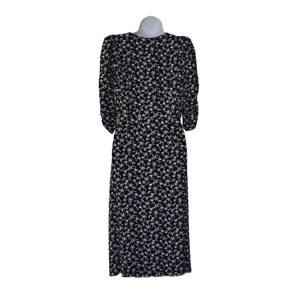 BA&SH Black & White Coachella Dress Size 1 US 6 - Picture 6 of 10